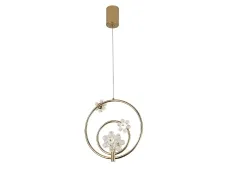 NEWPORT 8330 8330/S , Подвесной светильник, Gold Clear crystal D25*H25/250 cm LED 4*3W 3100K 1200Lm