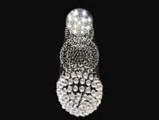 NEWPORT 8100 8113/300 , Люстра, Chrome Clear crystal K9 D80*H300 см GU10 13*50W
