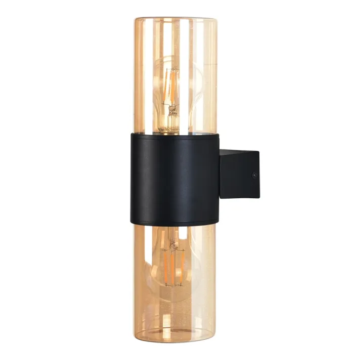 Уличный настенный светильник Arte lamp SEGINUS A6515AL-2BK | Дом Декора
