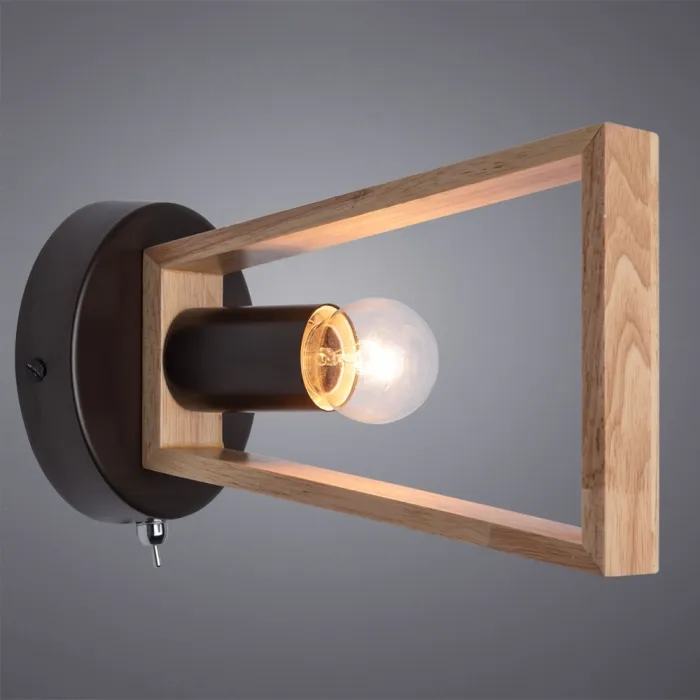 Настенный светильник Arte Lamp BRUSSELS A8030AP-1BK | Дом Декора