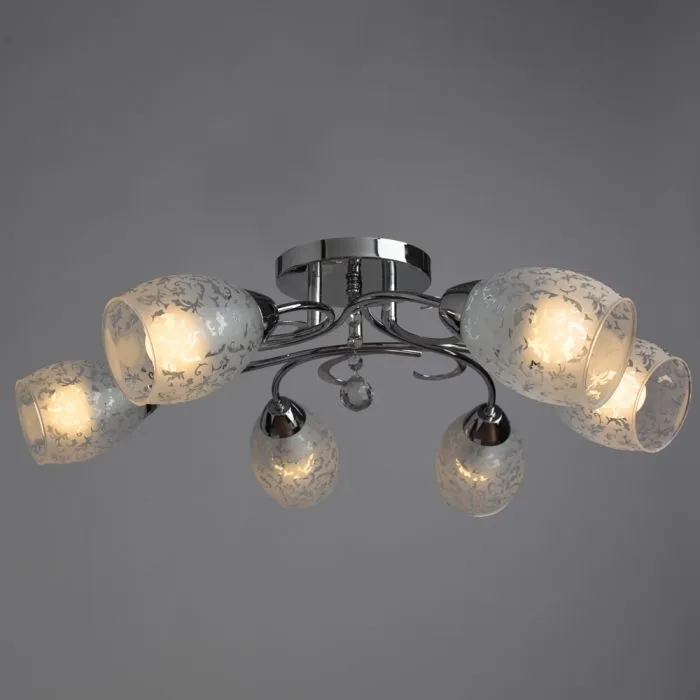 Потолочная люстра Arte Lamp STEFANIA A6055PL-6CC | Дом Декора