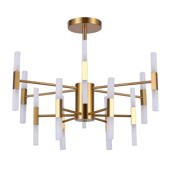 Люстра на штанге Arte Lamp Ramona A7410PL-24PB | Дом Декора