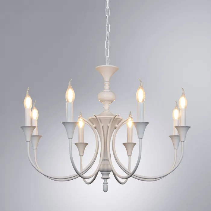 Подвесная люстра Arte Lamp COLLINETTA A4094LM-8WH | Дом Декора