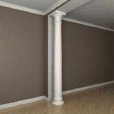 Интерьерная лепнина колонна 1.30.106 Европласт