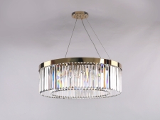NEWPORT 10110 10110+1/C gold , Люстра, Gold Clear crystal D70*H23/250 cm E14 11*40W