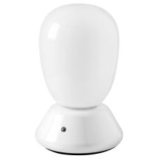 Декоративные настольная лампа диммируемая 10w 3000k матовый/белый uovo iii lightstar 807916